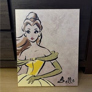 Beauty and the Beast Belle Canvas Art